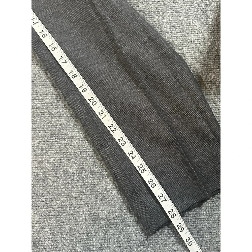 J Crew Mens Suit 40S Blazer 31x28 Slacks Grey Tollegno Wool Italian Fabric EUC